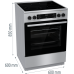 Електрическа печка Gorenje GECS6C70XC - 60 см.