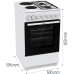 Комбинирана печка Gorenje GK5B42WF