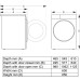 Свободностояща перална машина Gorenje WPNEI84A1SW/B - 8 кг, 1400 обр./мин.