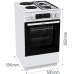 Комбинирана печка Gorenje GK5C64WF - 50 см