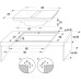Плот с вграден абсорбатор Gorenje GEH6432BSCWF - 60 см