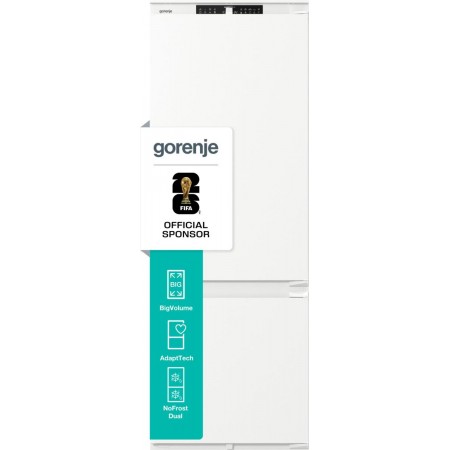 Хладилник за вграждане Gorenje NRKI619D61WFE - 193.6 см.